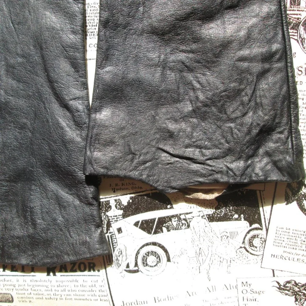 vintage silk lined long black opera gloves size 7.5